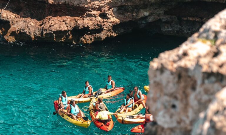 Formentera: Kayak Adventure Tour With Snorkeling