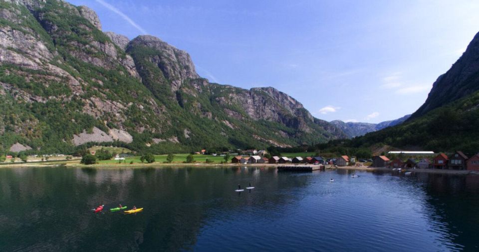 Frafjord Paddling and Månafossen Waterfall Hike Tour