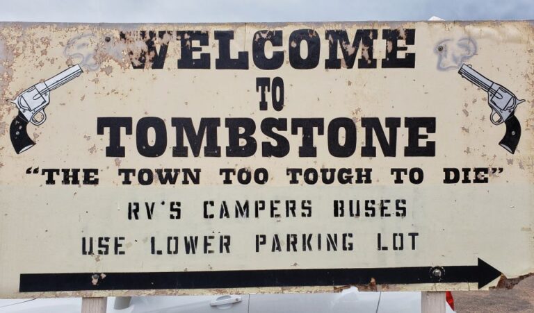 Friday: Tombstone; 8h Tour Bus From Tucson