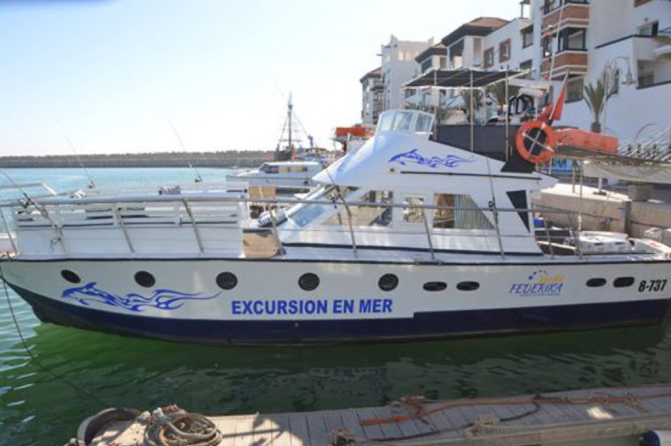 From Agadir: Boat Trip With Swimming, Fishing and Lunch