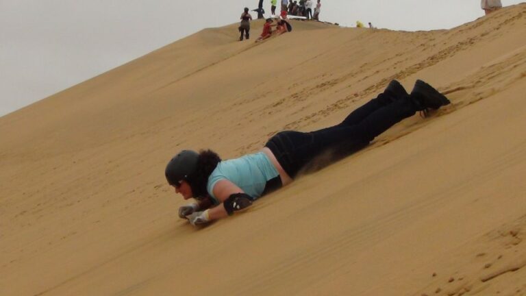 From Agadir or Taghazout: Desert Sand Boarding Tour W/ Lunch
