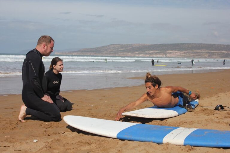 From Agadir: Surf Lesson Day Trip