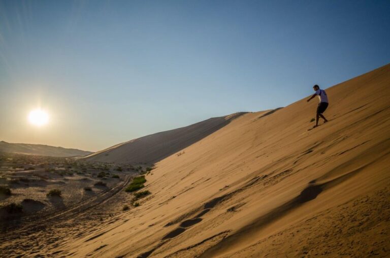 From Agadir/Tamraght/Taghazout: Sandoarding in Sand Dunes