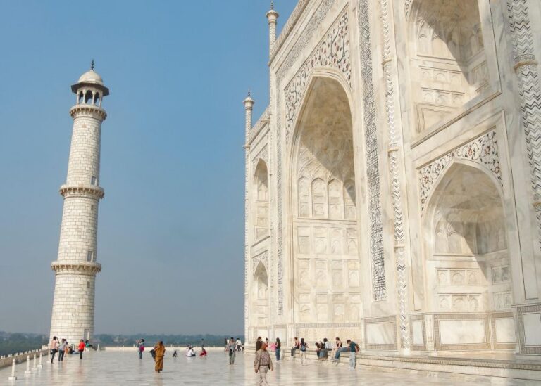 From Agra: Taj Mahal Agra Fort Guided Day Tour