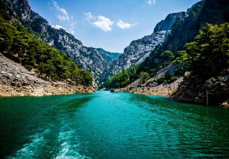 From Alanya/Side/Belek/Antalya: Green Canyon Cruise W/ Lunch