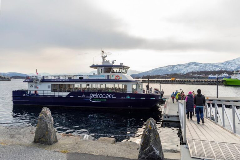 From Ålesund: Winter Fjord Cruise to Geirangerfjord
