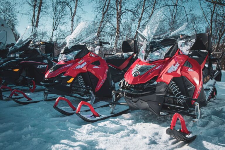 From Alta: Snowmobile Morning Adventure