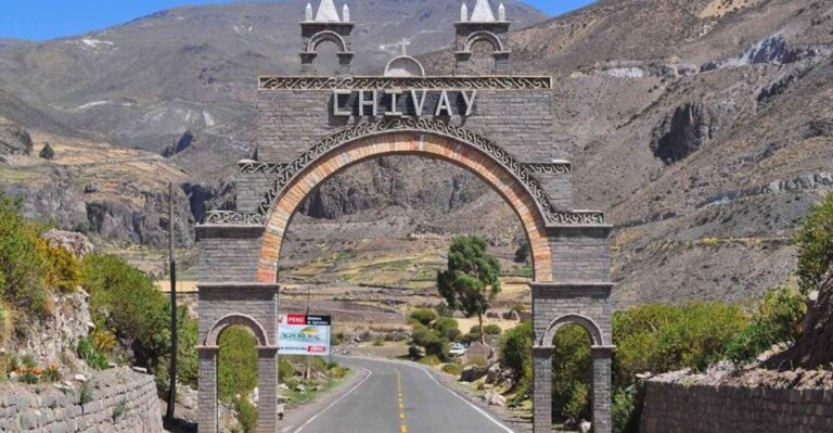 From Arequipa Chivay and Colca Canyon Full Day Tour