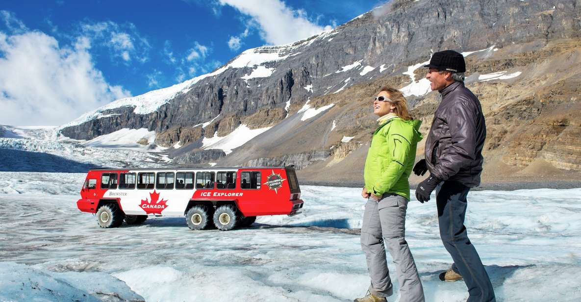 1 from banff athabasca glacier and columbia icefield day trip From Banff: Athabasca Glacier and Columbia Icefield Day Trip