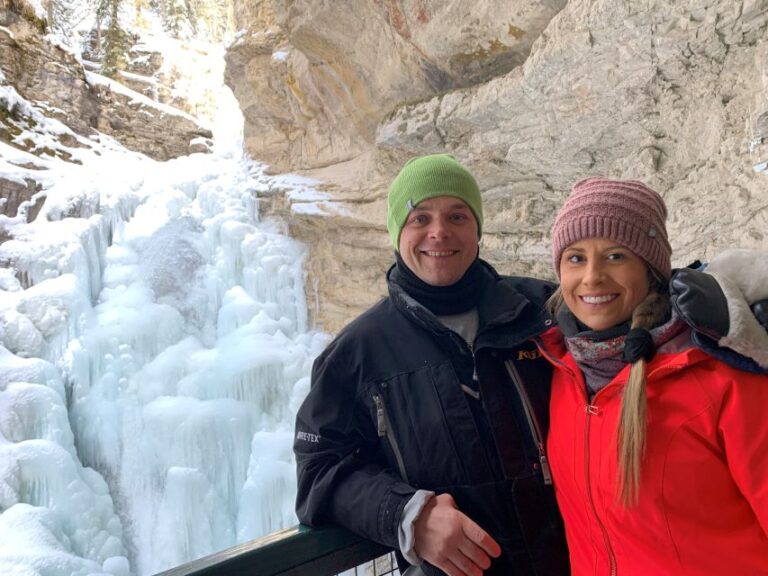 From Banff: Johnston Canyon Guided Icewalk