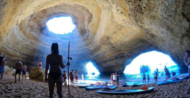 From Benagil: Sea Caves Standup Paddleboard Rental