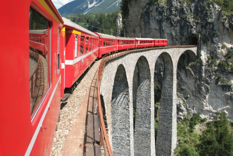 From Bergamo Railway Station: Bernina Train Ticket