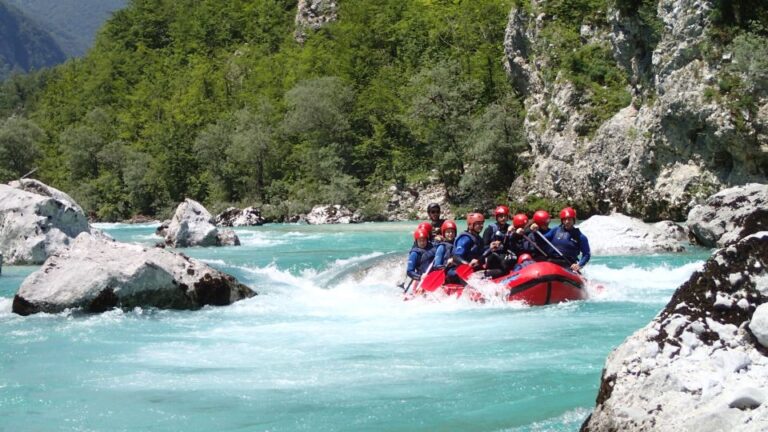 From Bovec: Premium Rafting on SočA River With Photo Service