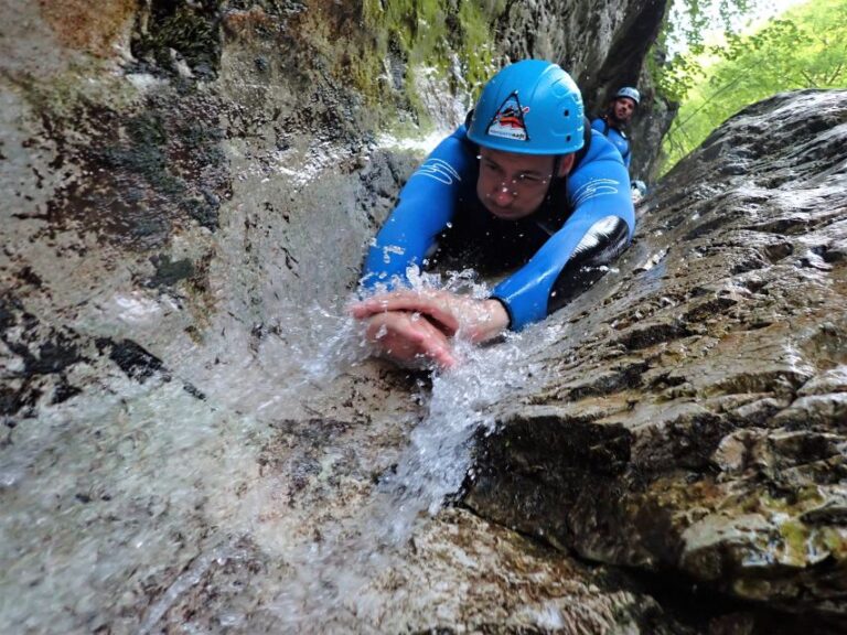 From Bovec: Sušec Stream Canyoning in the Soča Valley