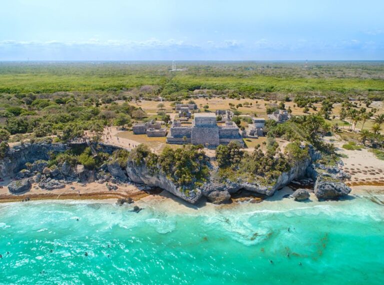 From Cancún: Cobá, Cenote, Tulum and Playa Del Carmen Tour