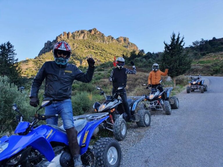 From Chefchaouen: Atv-Quad Guided Tour to Akchour Whaterfull