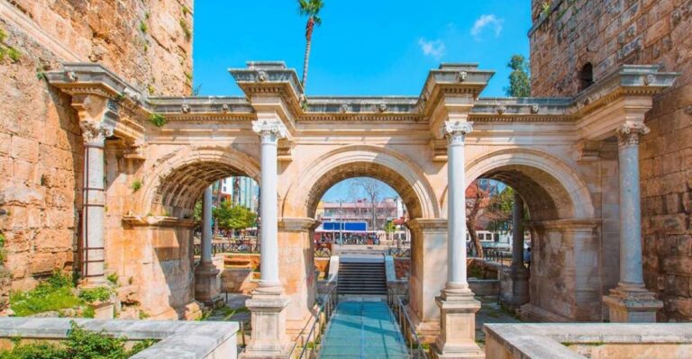 From City of Side: Antalya Tour With Cable Car & Waterfalls