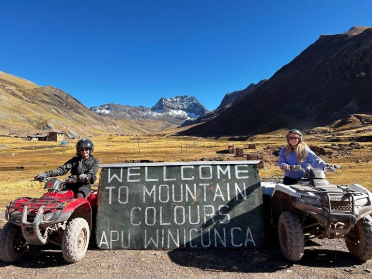 From Cusco: Adventure to Rainbow Mountain(ATV)