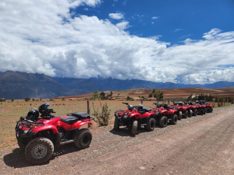 From Cusco: Atv Tour to Moray and the Maras Salt Mines