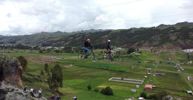 From Cusco Skybike, Climbing and Rappel at Cachimayo