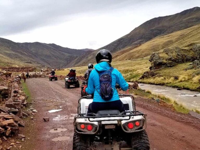 From Cusco Visit Rainbow Mountain on ATVs All Included