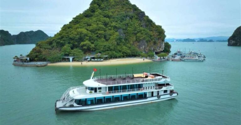 From Hanoi: Day Trip to Halong & Lan Ha Bay on Luxury Cruise