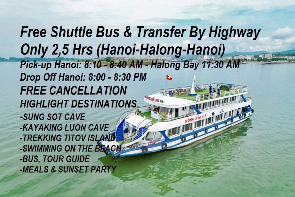 1 from hanoi ha long bay full day guided tour with lunch From Hanoi: Ha Long Bay Full-Day Guided Tour With Lunch