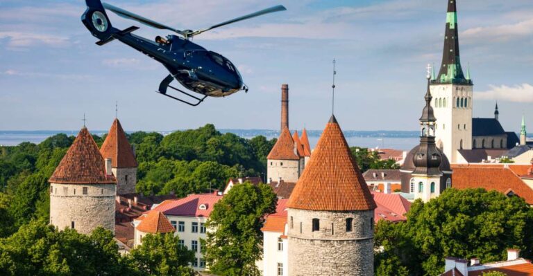 From Helsinki: Helicopter Day Trip to Tallinn