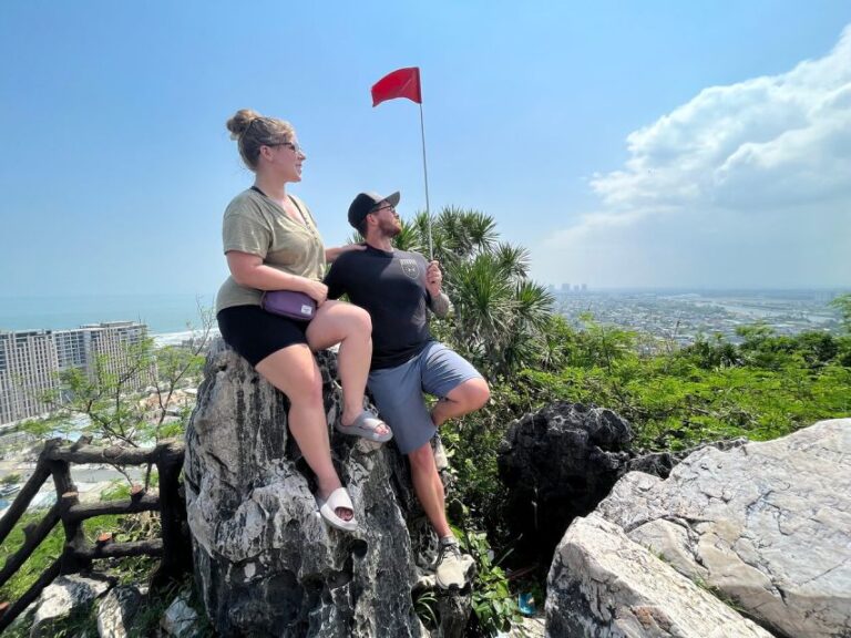 From Hoi An/Da Nang: Marble and Monkey Mountain Private Tour