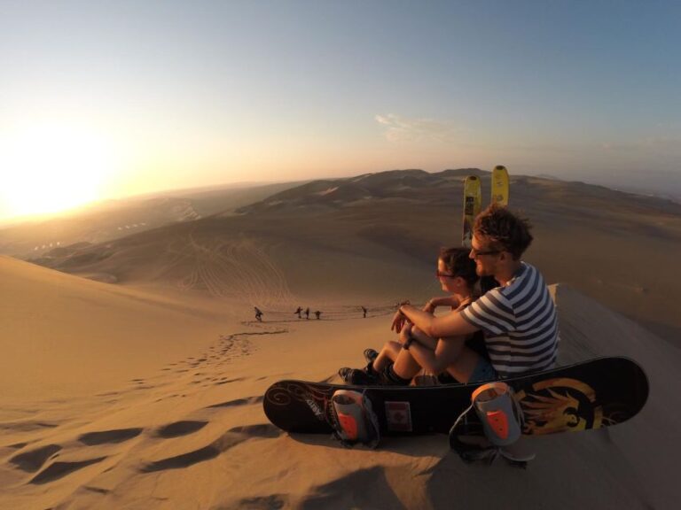From Ica: Sandboarding in the Desert at Sunset and Picnic