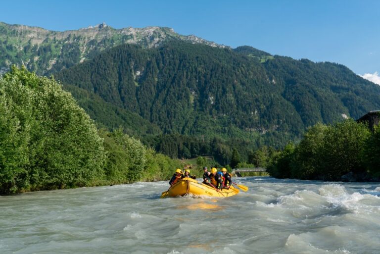 From Interlaken: Family Rafting