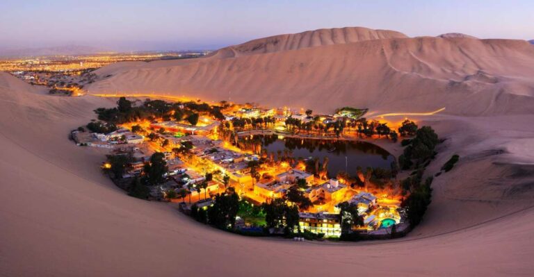 From Lima: Paracas & Huacachina 1 Day by Bus All Inclusive