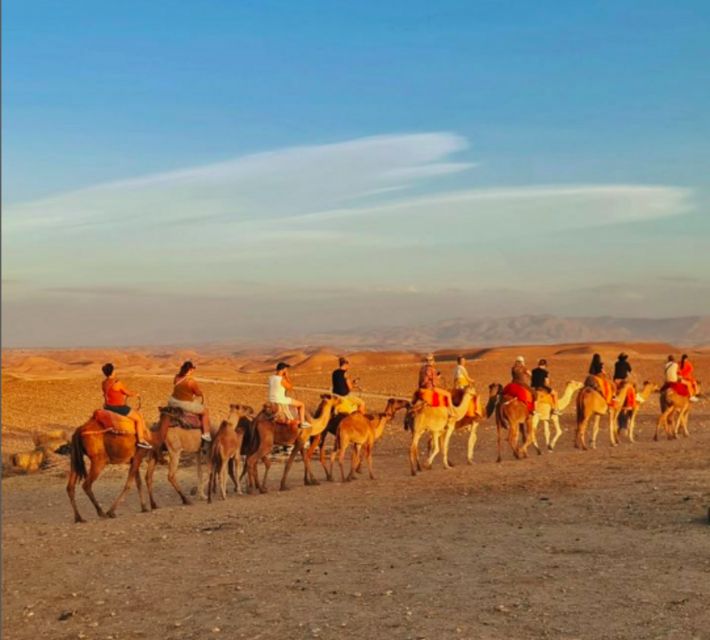 From Marrakech: Agafay Camel Ride Experience & Dinner Show
