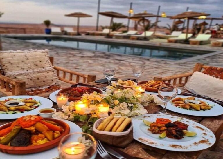 From Marrakech: Agafay Desert Sunset Dinner With Live Show