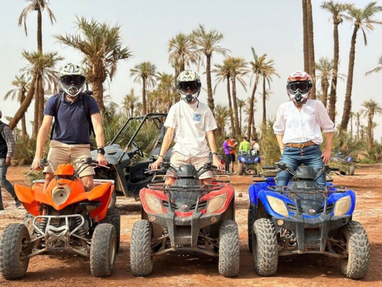 From Marrakech: Aqua Kart and Quad Bike Tour With Transfer