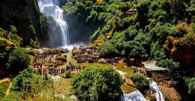From Marrakech: Full-Day Tour to Ouzoud Falls With Boat Trip