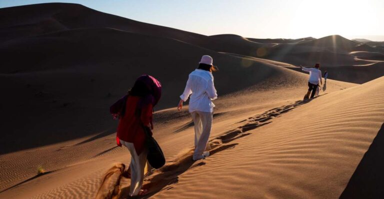 From Marrakech : Merzouga 3 Day Desert Tour With Camel Ride