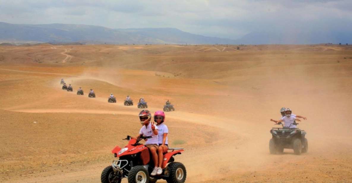 1 from marrakech quad bike and dinner show in agafay desert From Marrakech: Quad Bike and Dinner Show in Agafay Desert