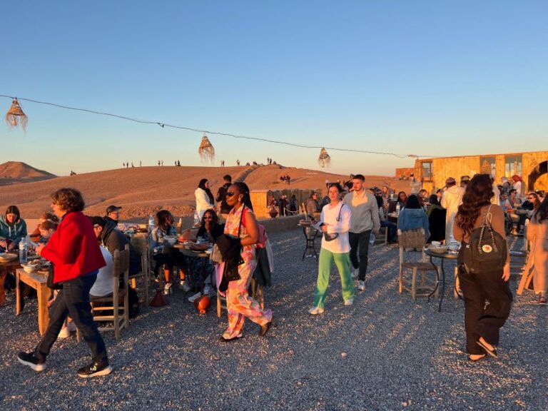 From Marrakech: Sunset Desert Tour With Camel Ride & Dinner