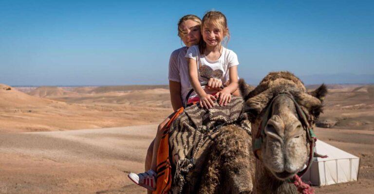 From Marrakech: VIP Agafay Desert & Oasis Camel Experience