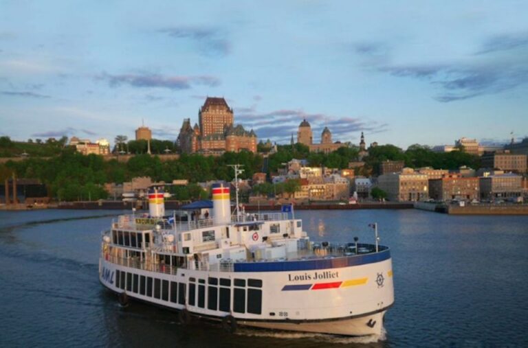 From Montreal: Quebec City Trip W/ Cruise & Montmorency Fall