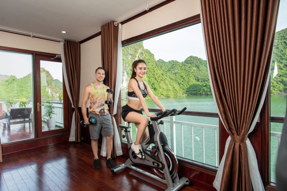 From Ninh Binh Dora Cruise Ha Long Bay: Private Balcony Room