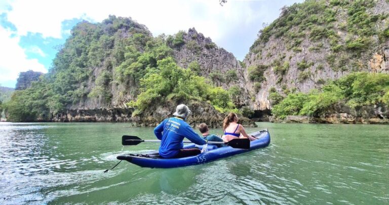 From Phuket: Phangnga Bay Boat & Kayak Tour With Transfer