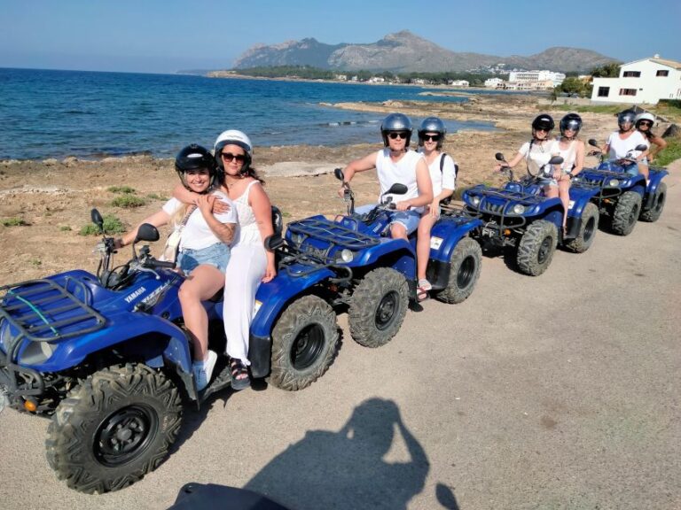 From Port D’alcudia: Quad Sightseeing Tour With Viewpoints