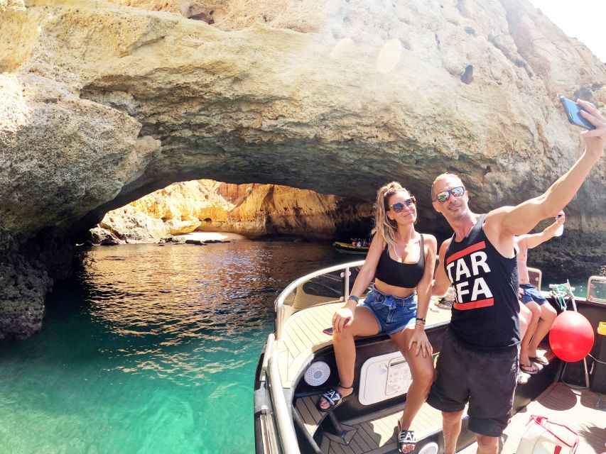 1 from portimao 2 hour catamaran tour to benagil caves From Portimão: 2-Hour Catamaran Tour to Benagil Caves