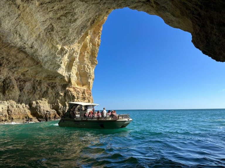 From Portimão: Tour to Benagil Cave & Marinha By Catamaran