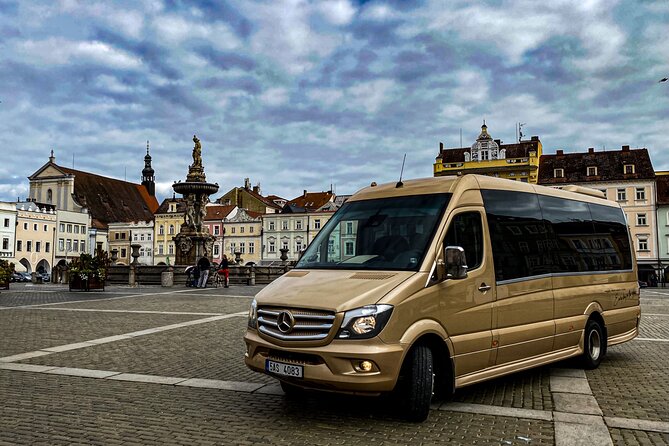 From Prague to Passau – Private Transfer by MINIBUS Mercedes Sprinter 191pax