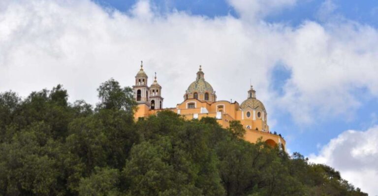 From Puebla: Cholula Pyramid and Churches Half-Day Tour