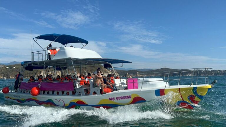 From Puerto Escondido: Huatulco 7 Bays Tour