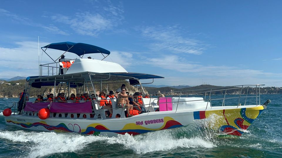 1 from puerto escondido huatulco 7 bays tour From Puerto Escondido: Huatulco 7 Bays Tour